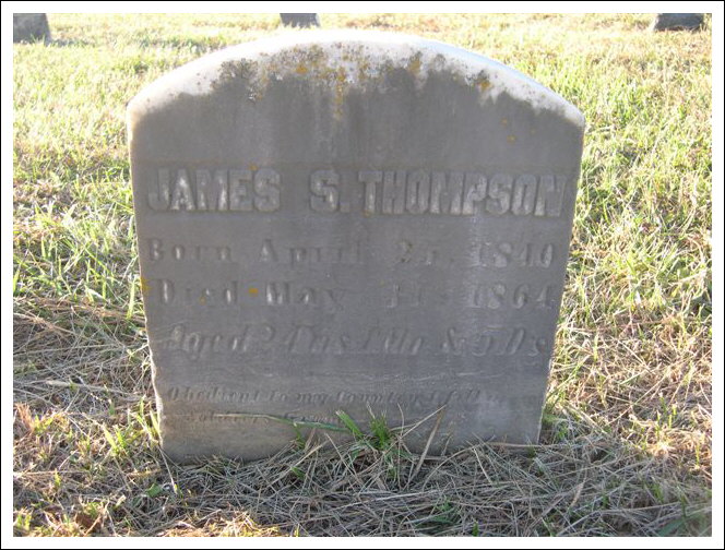 James S. Thompson (Original Stone)