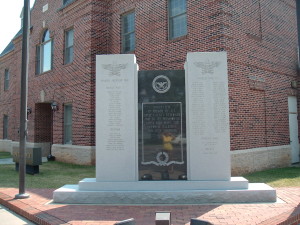 Davie County Veterans' Memorial in Mocksville