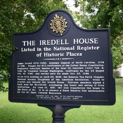 Iredell House, Edenton Chowan County, NC