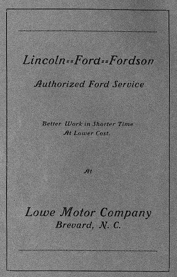 Lowe Motor Company