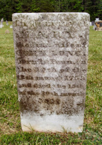 Mary Clark, 1st wife of John Long, died 1815