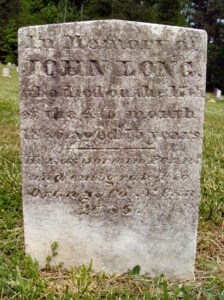 John Long, died 1836