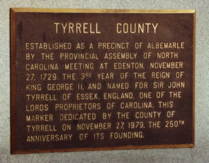 About Tyrrell County
